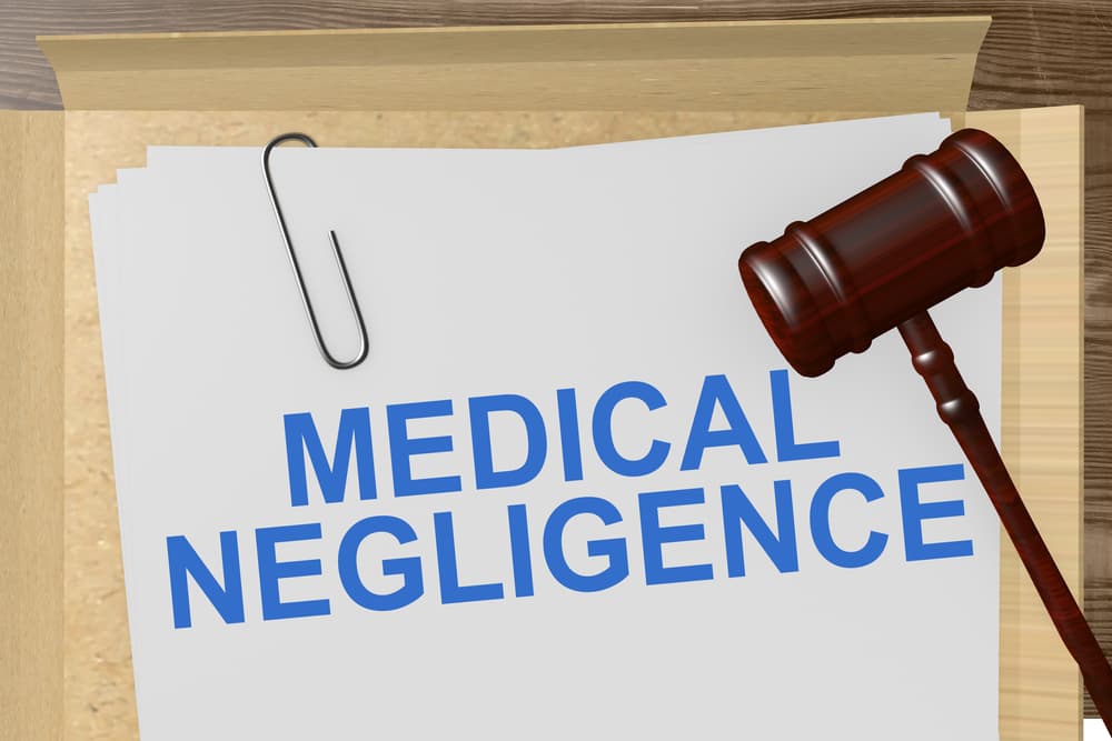 Medical Negligence Title On Legal Documents