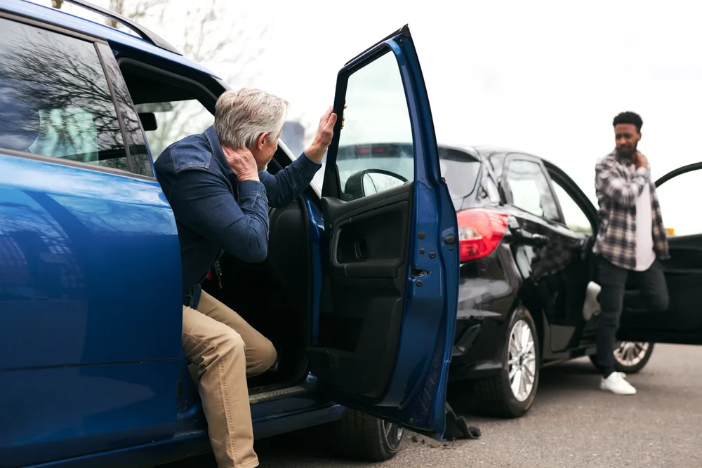 photo of accident between uninsured drivers