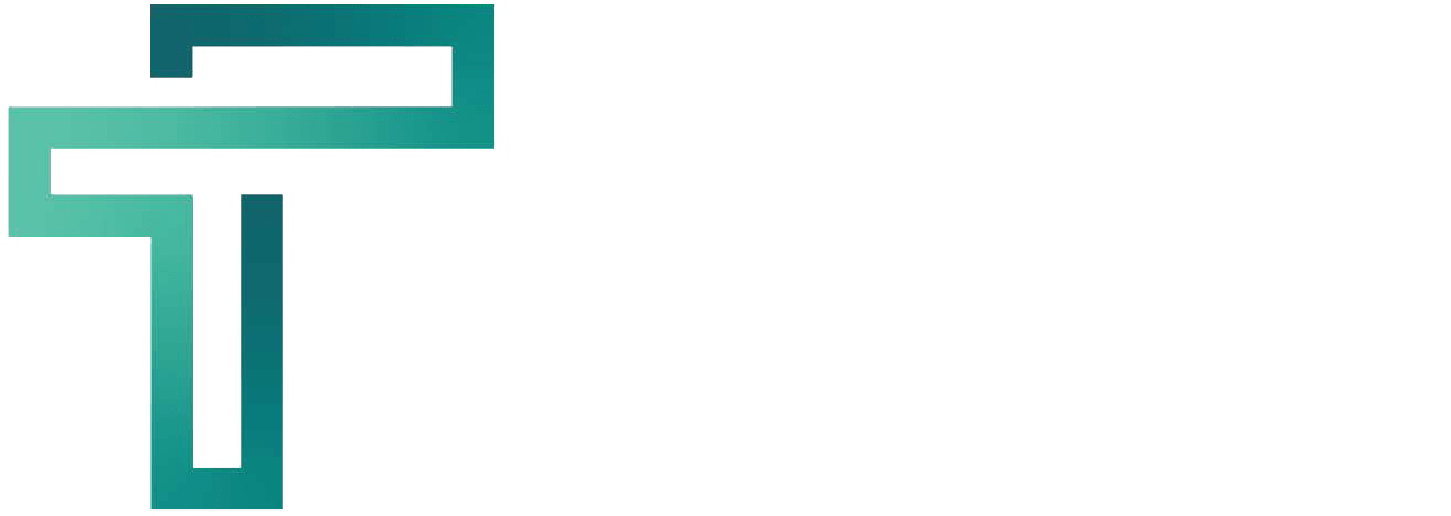 Logo for Tysons Trial Law, featuring a stylized letter "T" in gradient teal, with the firm's name in uppercase white letters to the right.
